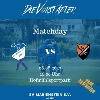 Matchday! 
Erstes Testspiele nach der Corona-Pause! 🤙🏻
Wir freuen uns auf unsere Gäste vom @sc_irgertsheim.
Aufgrund d...