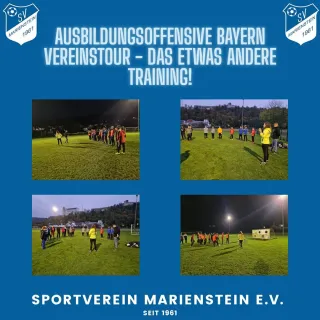 Die etwas andere Trainingseinheit! 👊🏻⚽💙
. 
Im Rahmen der VEREINSTOUR besuchte heute ein Info-Team der Ausbildungsoff...