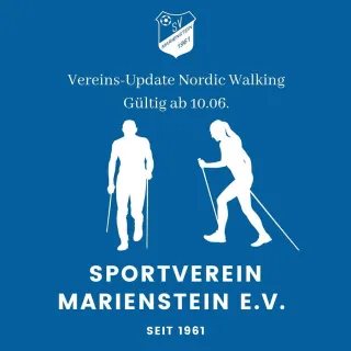 Aktuelle Informationen zu unserem Nordic-Walking-Treff.
Ab Mittwoch, 10.06., um 8:30 geht es wieder los, maximale Gruppe...