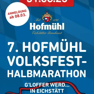 JETZT ANMELDEN! 🏃🏽‍♂️🏃🏼‍♀️🎽

7.Hofmühl Volksfest Halbmarathon ☀️🍻

https://halbmarathon.sv-marienstein.de/#anmeldu...
