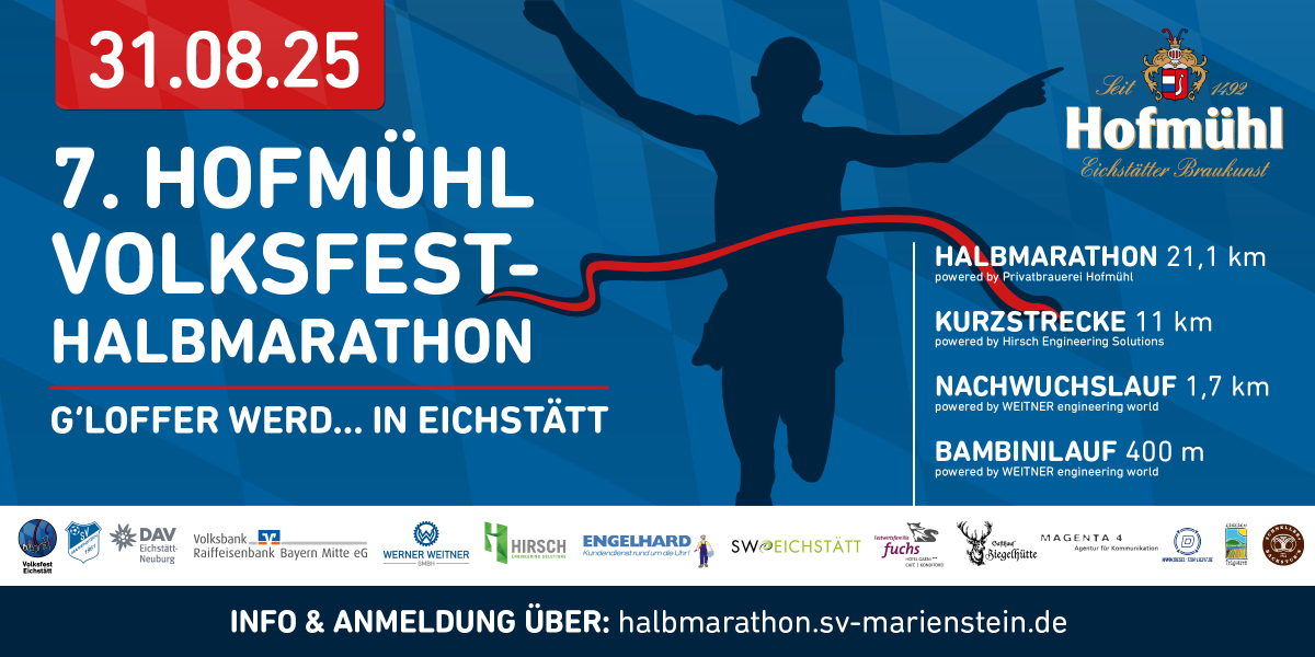 Hofmühl-Volksfest-Halbmarathon